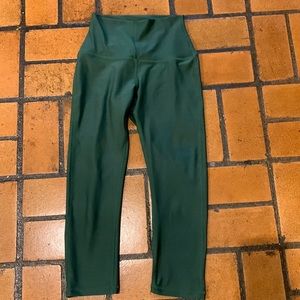 Tesla army green yoga pants, size XS